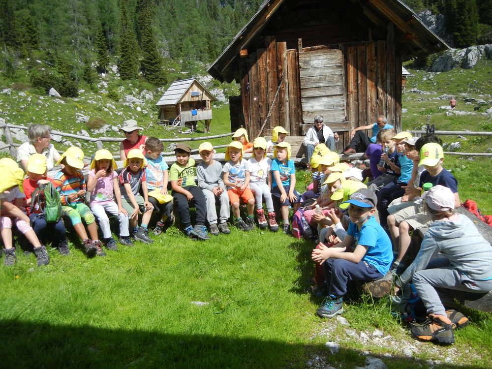 Reševalni psi na obisku otrok na Planini Jezero 2015